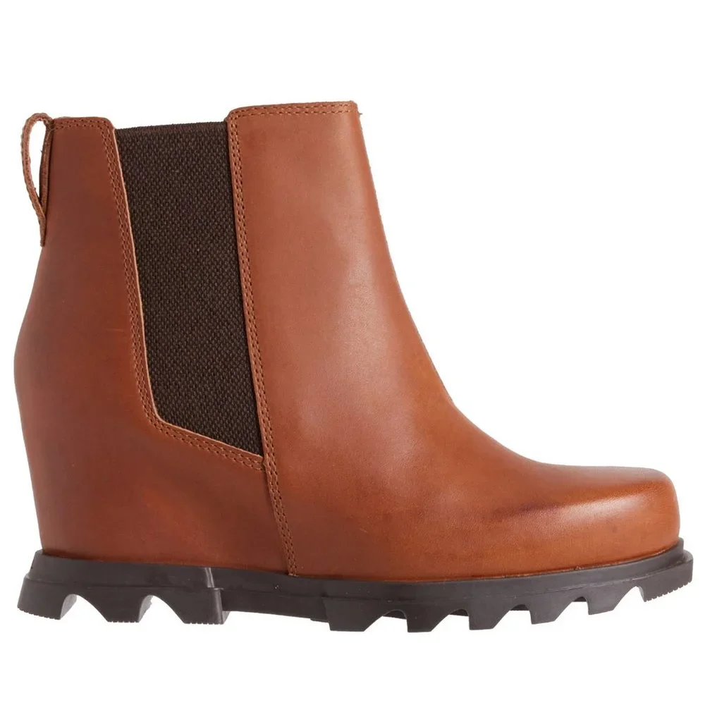 NWT Sorel Joan of Arctic Wedge III Chelsea Boots - Waterproof, Leather 663sn - Picture 3 of 6